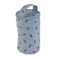 Wool Holder Blue Bee