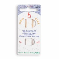 Pony Wool Needles Gold eye 16