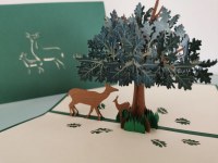 Paperbear Deer and Oak