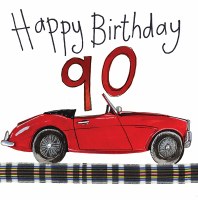 Alex Clark Birthday 90 Car
