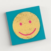 Redback Sequin Notebook Smiley