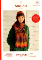 Sirdar 10027 Scarf & Hat Aran