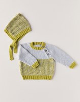 Sirdar 5380 Sweater & Bonnet