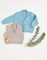 Sirdar 5387 Cardi and vest dk