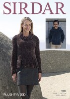 Sirdar 7872 Sweaters in Plusht
