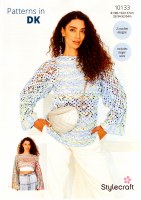 Stylecraft 10133 Tops in dk