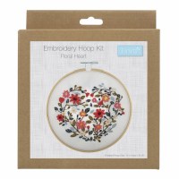 Embroidery Kit Floral Heart