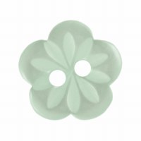 Button Flower 13mm Green