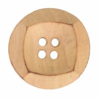 Button 22mm 4-hole wood