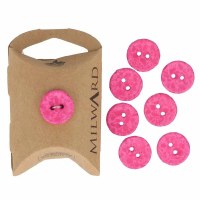 Button 15mm Recycled Pink
