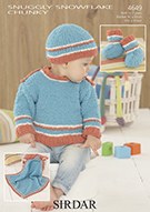 Sirdar 4649 Snowflake ch sweat