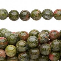 Bead Unakite 8mm