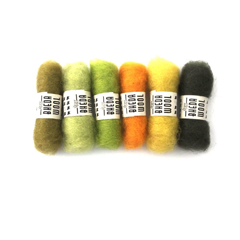 Mini Bheda Wools 710 Yellow To