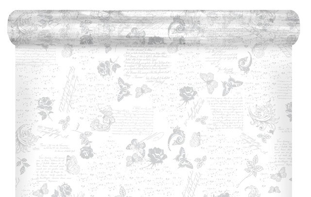 Picture of Florist Cello Romance White 80cm x 100m