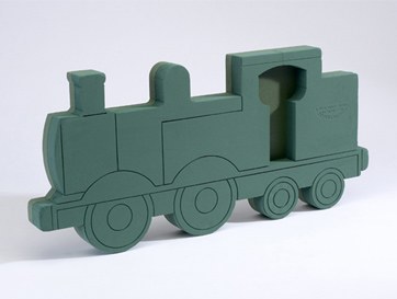 Train florist foam fresh pre cut shape