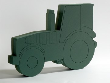 Tractor florist foam shape
