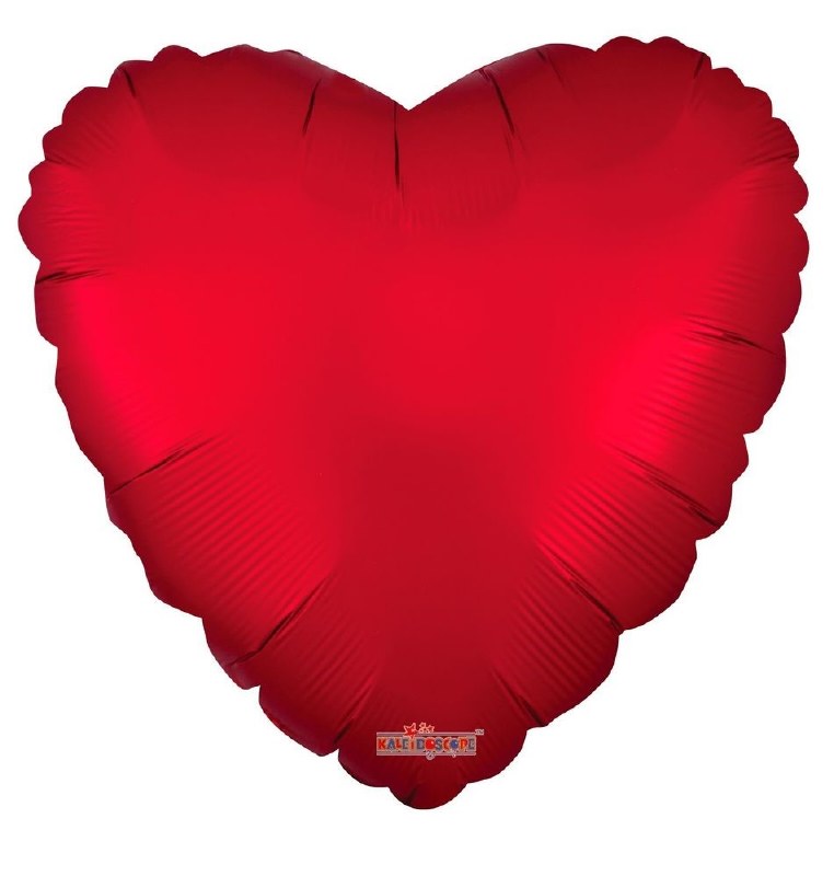 Picture of Foil Heart Balloon Matt Red 18"