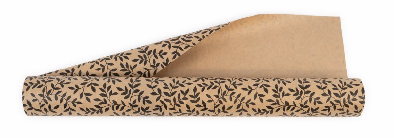 Picture of Florist Kraft Paper Nat/ Black 70cm x 40m