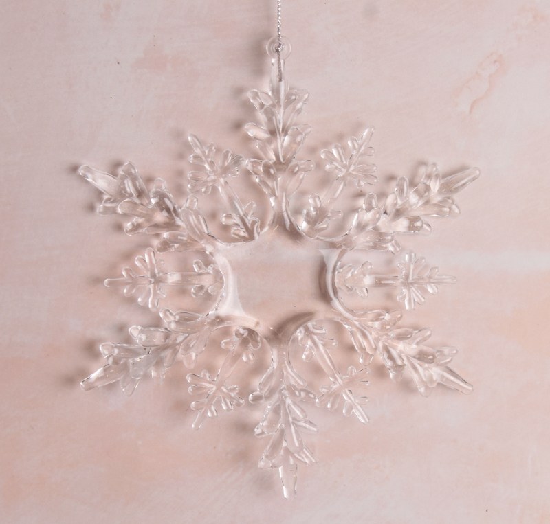 Picture of Snowflake  Christmas bauble 6"