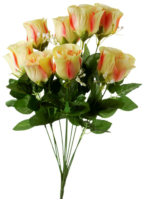 Artificial Rose Bunch x 10 Stems