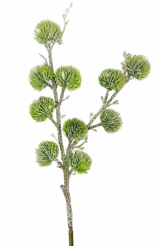Snow Glitter Pine Stem 14"