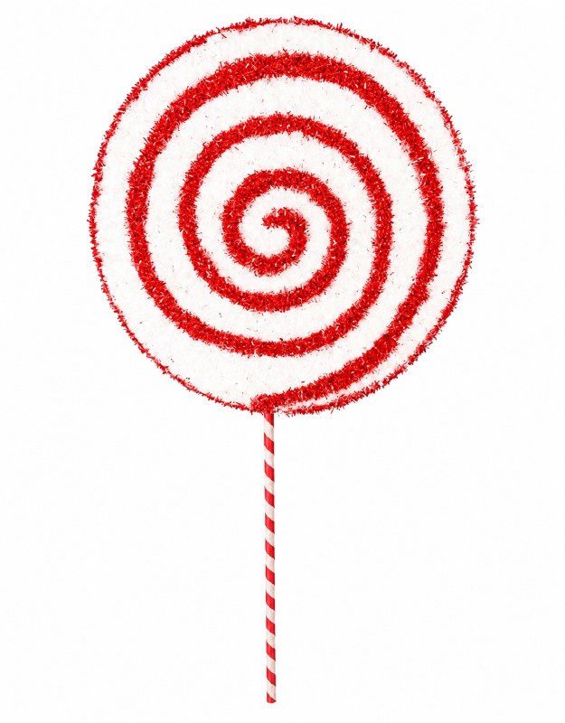 Christmas Candy Stem 28" Red/ White