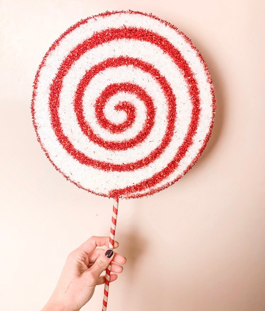 Picture of Christmas Candy Stem 28" Red/ White