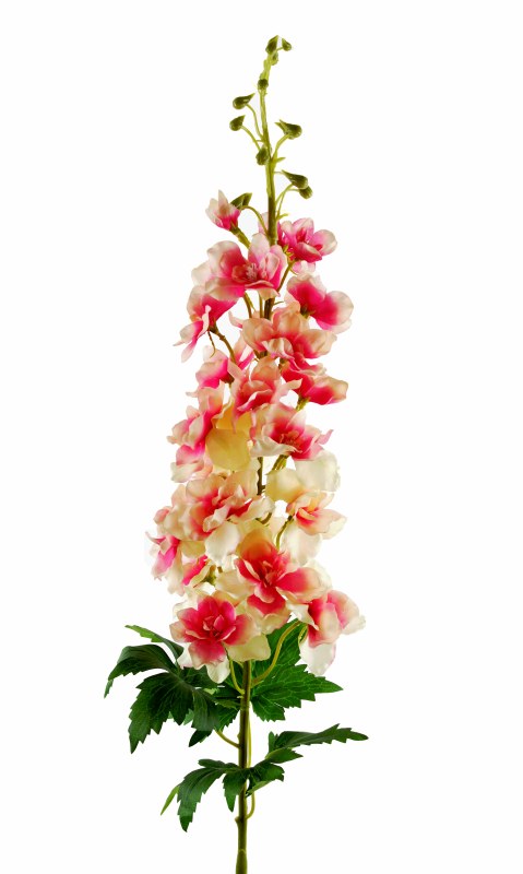 Artificial Delphinium Stem Pink 37"