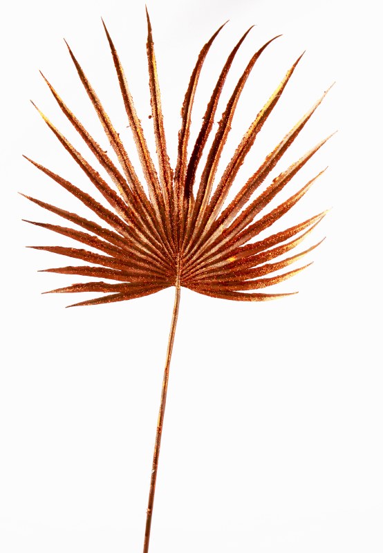 Christmas Palm spear 60cm Copper/ Orange