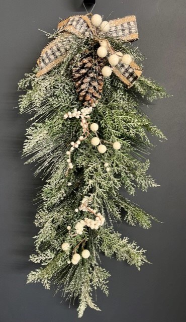 Picture of White Snow Spruce TearDrop 25"