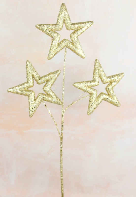 Picture of Star Glitter Champagne Stem 22"