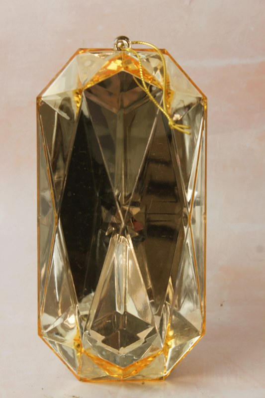 Picture of Christmas Gem Ornament 11x8x22cm Champagne