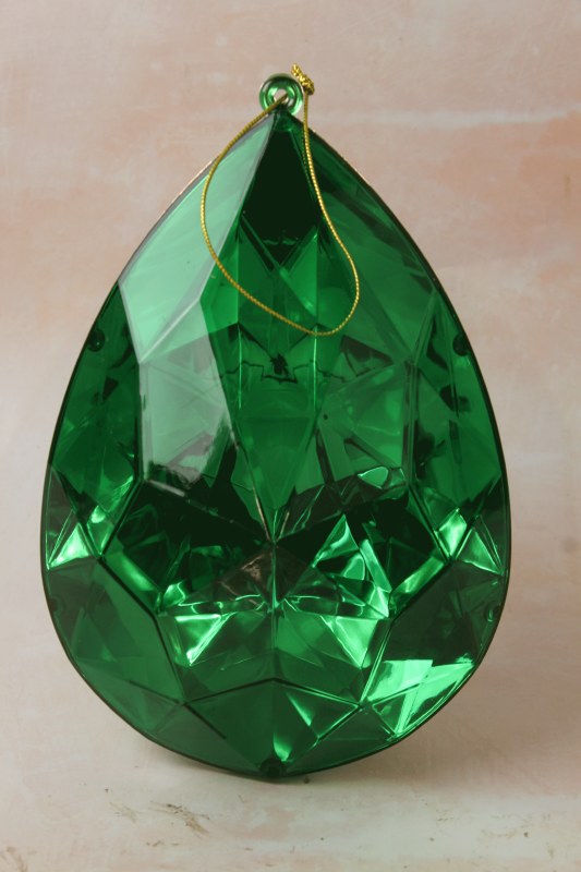 Picture of Christmas Gem Ornament 16x10x23cm Green