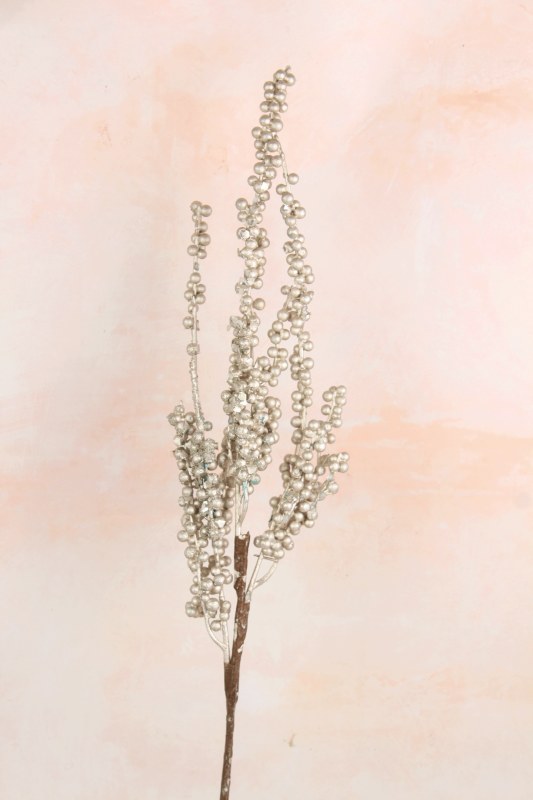 Picture of Champagne Christmas Berries Stem 30"