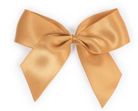 Picture of Satin Bow Gold x 50pcs 8.5cmx6cm