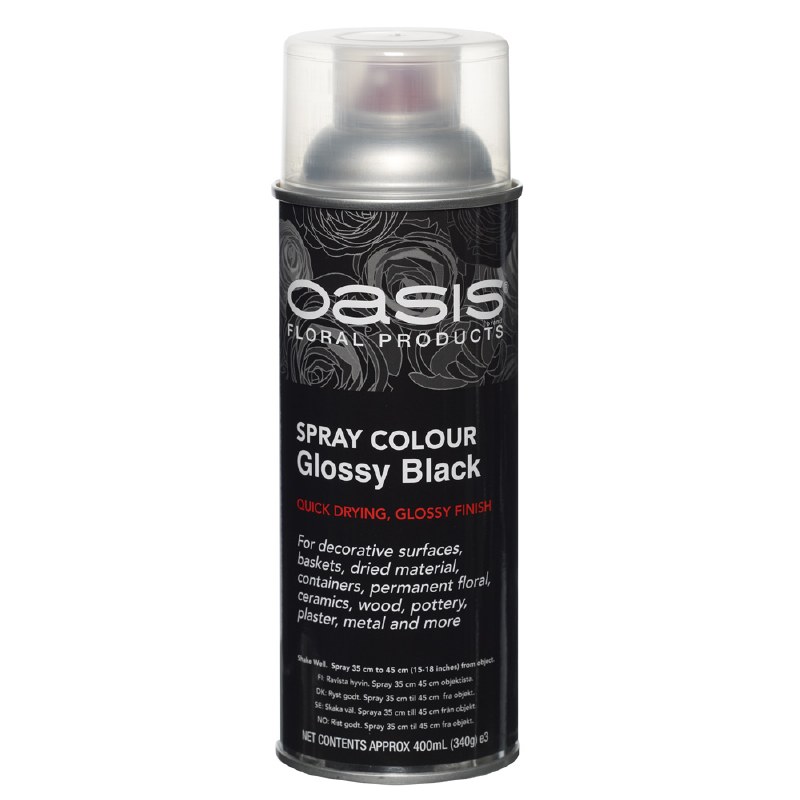 Picture of Glossy black spray paint