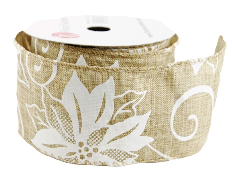 Picture of Christmas Ribbon Wired Edge 2.5" x 10 Yards