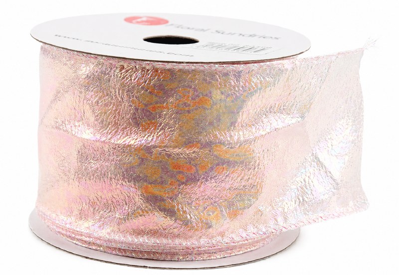 Irridescent Ribbon Wired Edge 2.5" x 10 Yards