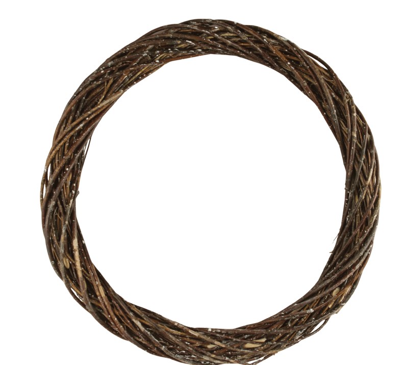 Natural Brown Wicker Wreath Ring 50cm