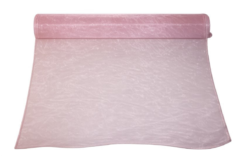 Soft pink organza fabric 40cm(approx) x 10m
