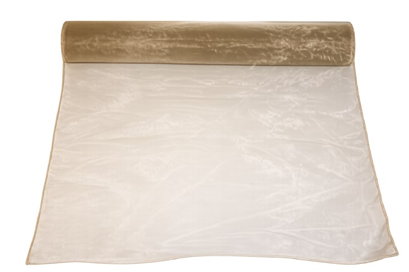 Antique gold organza fabirc 40cm9approx) x 10m