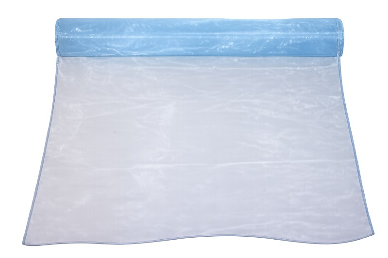 Baby blue organza fabric 40cm (approx) x 10m