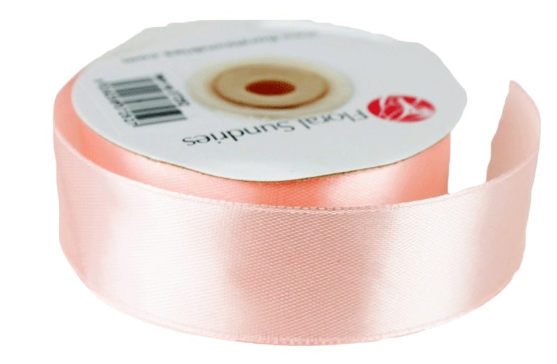 Picture of Satin Ribbon 25mm x 25 Yards Pink