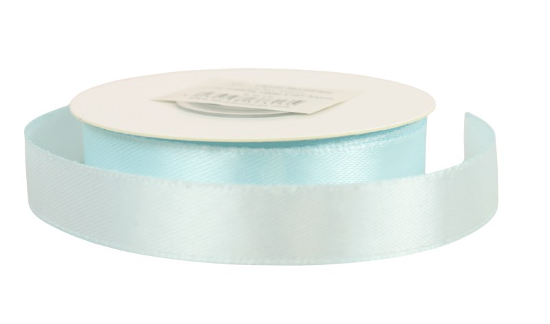 Picture of Satin Ribbon 15mm x 25 Yards Baby Blue