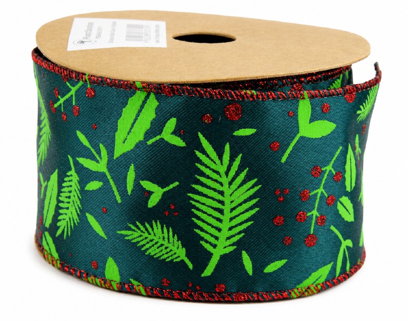 Ribbon Wired Edge 6.3cm x 10 Yards