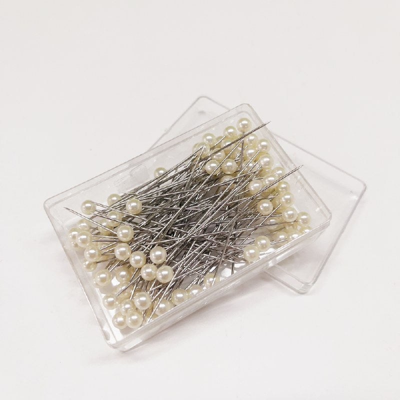 Floristry Pearl Pins Ivory 55mm x 100