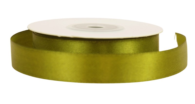 Satin Ribbon 15mm x 25 yards Moss
