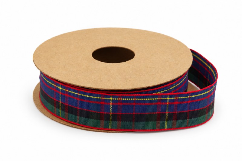 Tartan Ribbon 2.5cm x 10Yards