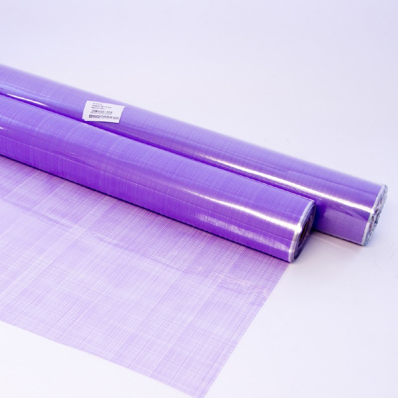 Picture of Purple florist hessian cellophane 100m