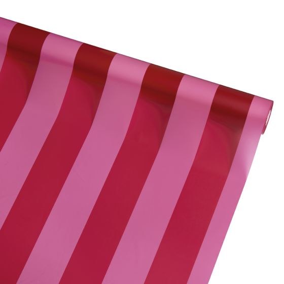 Florist Frosted Cello Wrap Stripe 80cm x 80m
